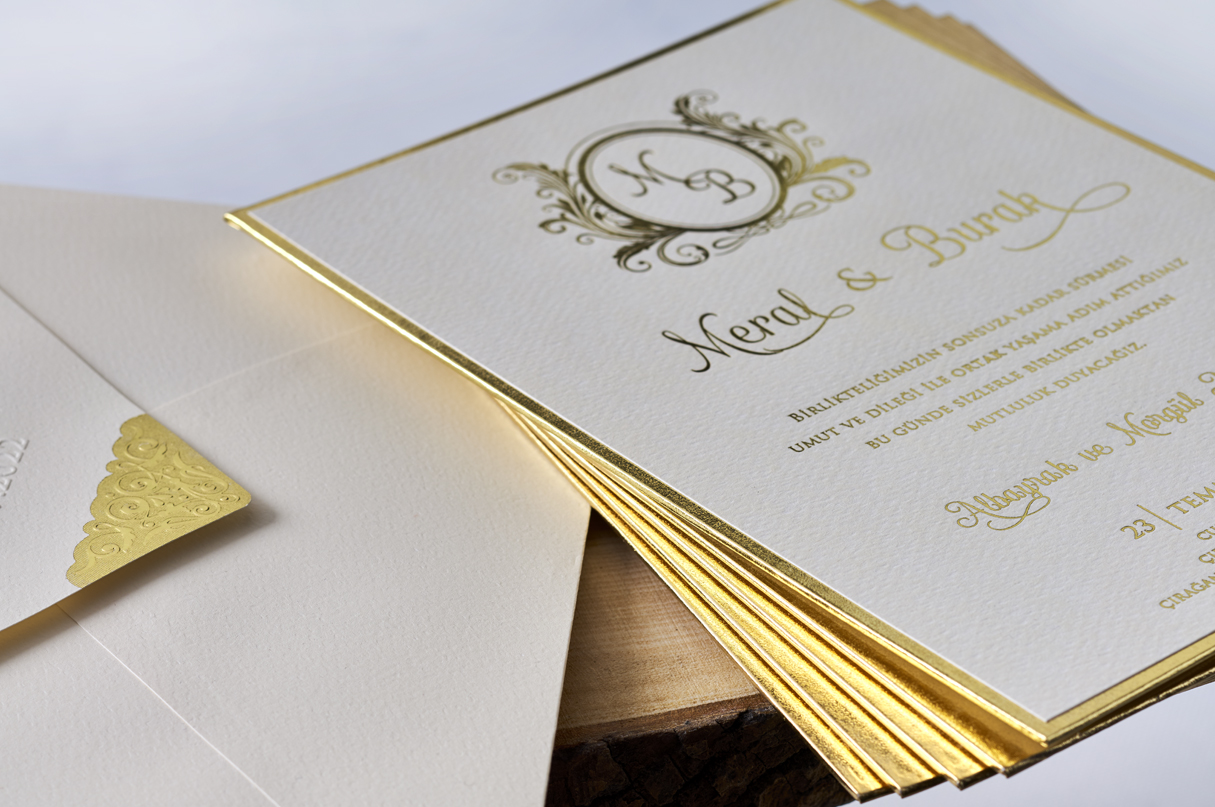 Vintage Düğün Davetiyeleri