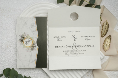 Bohem Eko Düğün Davetiyesi BH11
