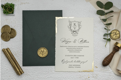 Bohem Eko Düğün Davetiyesi BH17