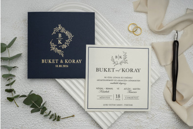 Bohem Eko Düğün Davetiyesi BH67
